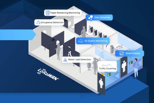 Milesight WS301 - Solution pour sanitaires et Smart Building