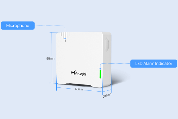 Milesight WS302 - Alertes visuelles et surveillance des seuils critiques